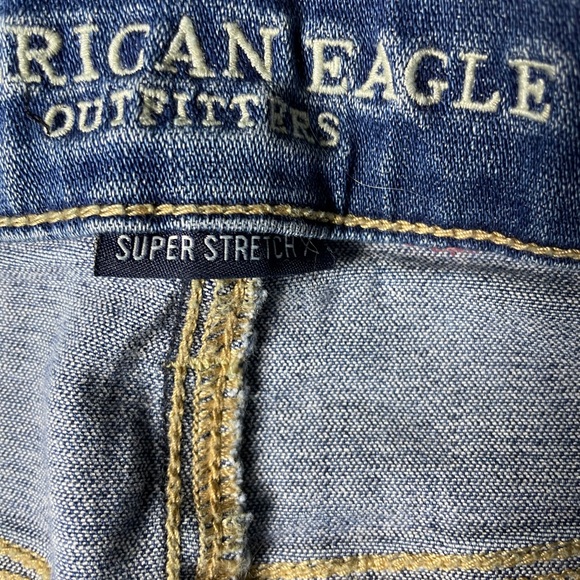 American Eagle High Rise Legging Distressed Size 4 - Picture 4 of 10